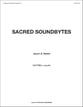 Sacred Soundbytes SATB choral sheet music cover